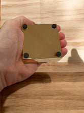 Load image into Gallery viewer, Artist watercolor Brass plated travel pochade pan palette box