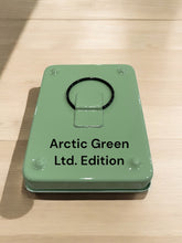 Load image into Gallery viewer, Artist Travel watercolor palette box ,Arctic Green Napoleon Whiskey painters travel palette