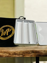 Load image into Gallery viewer, Artist Travel watercolor palette box ,Arctic Green Napoleon Whiskey painters travel palette