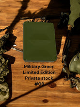 Load image into Gallery viewer, Military Green Napoleon artist watercolor travel paint palette box
