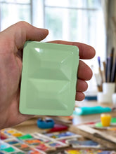 Load image into Gallery viewer, Artist Travel watercolor palette box ,Arctic Green Napoleon Whiskey painters travel palette