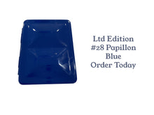 Load image into Gallery viewer, Artist travel watercolor paint palette box, Papillon blue Limited Edition