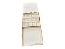 Load image into Gallery viewer, Artist watercolor Brass plated travel pochade pan palette box