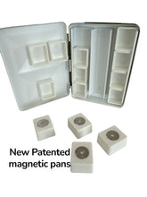 Load image into Gallery viewer, Magnetic Watercolor Paint Pans, Travel Refillable Half Full Pans, Plein air