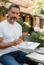 Load image into Gallery viewer, Artist Bijou watercolor travel metal pan palette box with flask , Bravo watercolor travel metal Palette boxMade in Italy