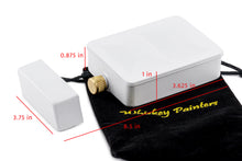 Load image into Gallery viewer, The Scottie Artist Flask palette paint box-  Gloss and Matte Black