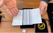 Load image into Gallery viewer, The Dolce Watercolor Half Pan Metal Travel Palette with Pans