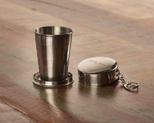 Load image into Gallery viewer, Stainless Steel Collapsible Artist Shot Glass