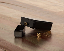 Load image into Gallery viewer, The Scottie Artist Flask palette paint box-  Gloss and Matte Black