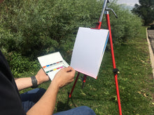 Load image into Gallery viewer, The Dolce Watercolor Half Pan Metal Travel Palette with Pans